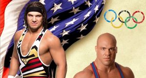 WWE wrestlers Chad Gable & Kurt Angle have represented the USA in the Olympic Games before.