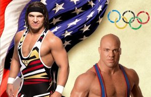 WWE wrestlers Chad Gable & Kurt Angle have represented the USA in the Olympic Games before.