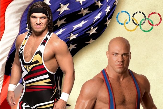 WWE wrestlers Chad Gable & Kurt Angle have represented the USA in the Olympic Games before.